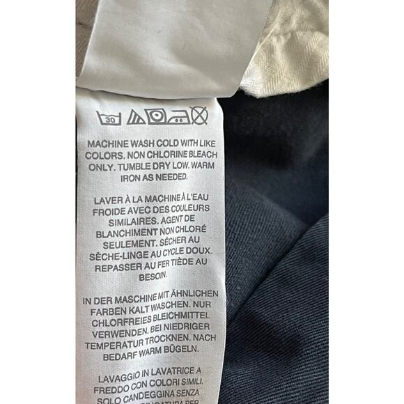 J. Crew Bowery Classic Fit Mens Flat Front Chinos 34x30 Navy - Picture 11 of 13